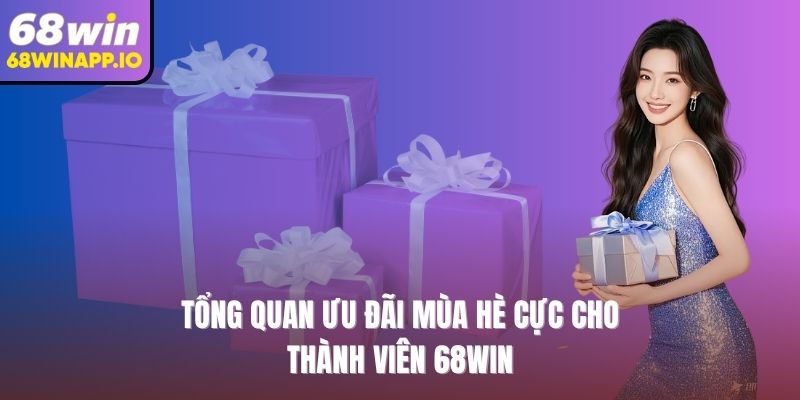 Tổng quan ưu đãi mùa hè cực cho thành viên 68WIN